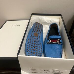 Gucci Men's Blue Loafers